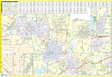 Back side of map.
